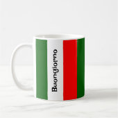 Italiaans vlaggenontwerp koffie Mok (Links)