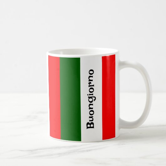 Italiaans vlaggenontwerp koffie Mok (Rechts)