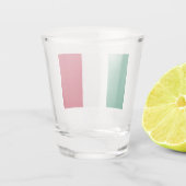 Italiaans vlaggeschoten glas (Achterkant)