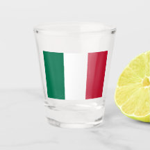 Italiaans vlaggeschoten glas