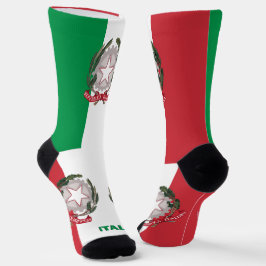 Italiaans vlagpatriotticum - Duurzame Italië - pre Sokken