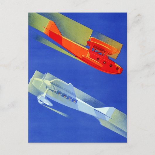  Italiaans vliegreizen Briefkaart (Voorkant)