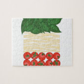 Italiaans voedsel legpuzzel (Horizontaal)