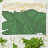 Italiaans voedsel theedoek (Gevouwen)