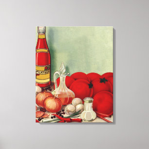  Italiaans voedseltomatenpuin Canvas Afdruk