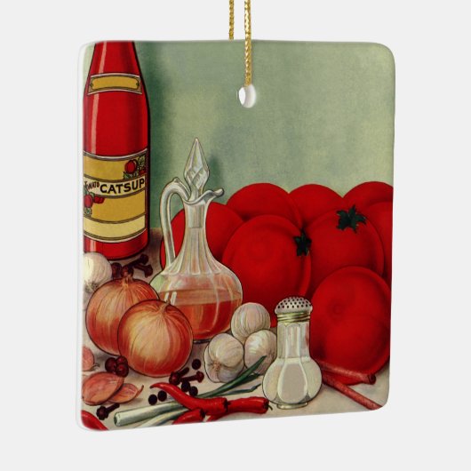  Italiaans voedseltomatenpuin Keramisch Ornament (Rechts)