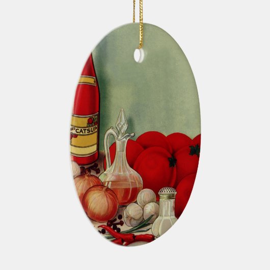  Italiaans voedseltomatenpuin Keramisch Ornament (Rechts)