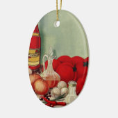  Italiaans voedseltomatenpuin Keramisch Ornament (Links)