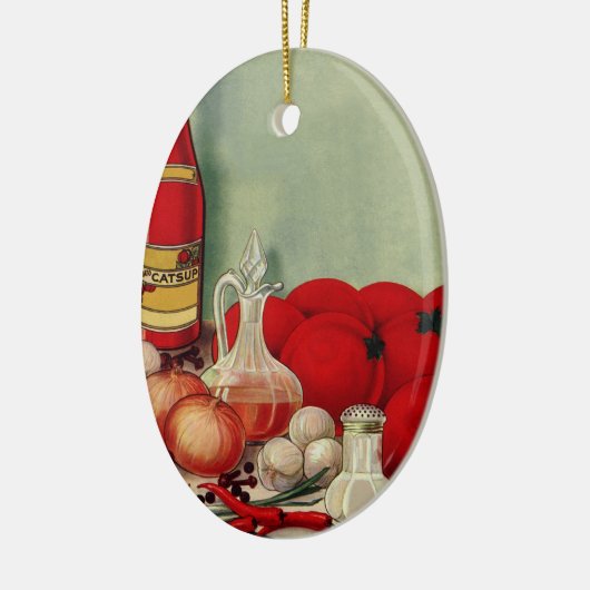  Italiaans voedseltomatenpuin Keramisch Ornament (Links)