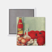 Italiaans voedseltomatenpuin Magneet (Voorkant / Achterkant)