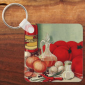  Italiaans voedseltomatenpuin Sleutelhanger (Voorkant)