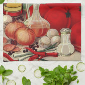  Italiaans voedseltomatenpuin Theedoek (Gevouwen)