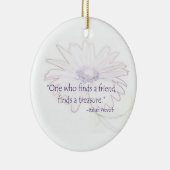 Italiaans vriendschap Proverb Ornament (Rechts)