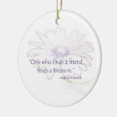 Italiaans vriendschap Proverb Ornament (Links)