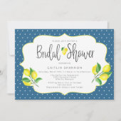 Italiaans Vrijgezellenfeest Citrus Lemon Invitatio Kaart (Voorkant)