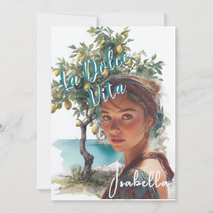 Italiaans Vrijgezellenfeest La Dolce Vita Kaart