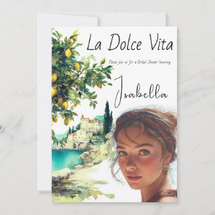 Italiaans Vrijgezellenfeest La Dolce Vita Kaart