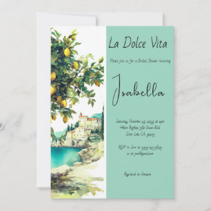 Italiaans Vrijgezellenfeest La Dolce Vita Kaart