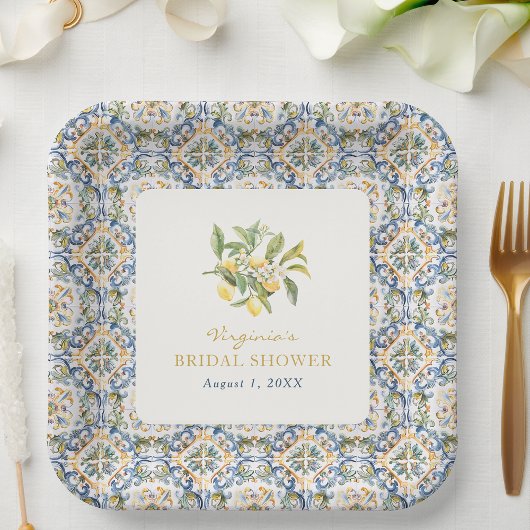 Italiaans Vrijgezellenfeest papier Bord