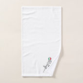 Italiaans vrijmetselarij teken bad handdoek (Handdoek)