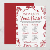 Italiaans Wat zit er in je portemonnee Vrijgezelle Kaart (Voorkant / Achterkant)