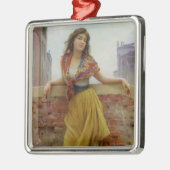  Italiaans Water-Carrier Meisje Metalen Ornament (Links)