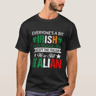 Italiaans We zijn nog steeds Italiaans op St Patri T-shirt