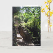 Italiaans Wenskaart aan de bergzijde Kaart (Gele Bloem)