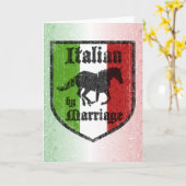 Italiaans Wenskaart huwelijk Kaart (Gele Bloem)