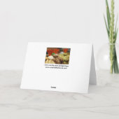 Italiaans Wenskaart voor blanco koekjes Kaart (Achterkant)