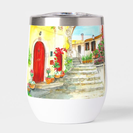 Italiaans wijnglas (Voorkant)