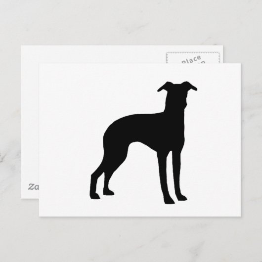 italiaans windsilhouet briefkaart (Voorkant / Achterkant)