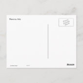 Italiaans winkelbedrijf Fashionable Florence Itali Briefkaart (Achterkant)