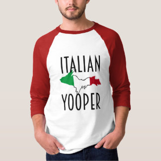 Italiaans Yooper Baseball T-shirt