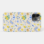 Italiaans Zomer Citroen Strand Patroon Case-Mate iPhone Case (Achterkant (horizontaal))