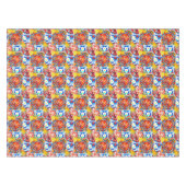 Italiaans, zomer, citrusvruchten, bloemmotief    tafelkleed (Voorkant (Horizontaal))