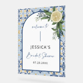 Italiaans zomerse bruidsshower bord van acryl (Hoek)