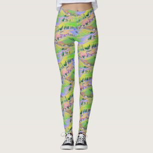 Italiaans zonnelandschap leggings