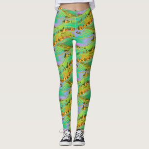 Italiaans zonnelandschap leggings