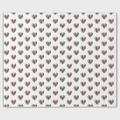Italiaanse 3D Hart Ornamenten Inpakpapier (Vlak)