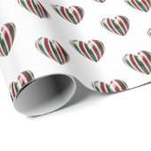 Italiaanse 3D Hart Ornamenten Inpakpapier (Rol Hoek)
