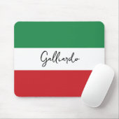 Italiaanse Aangepaste Familienaam Muismat (Met muis)