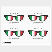 Italiaanse aangepaste stickers voor schaduwen (Vel)