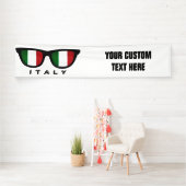 Italiaanse aangepaste tekst- en kleurenbanner voor spandoek (Insitu)