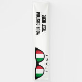 Italiaanse aangepaste tekst- en kleurenbanner voor spandoek (Verticaal)