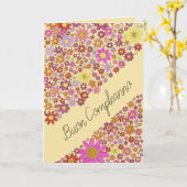 Italiaanse aanloopbloem kaart (Gele Bloem)