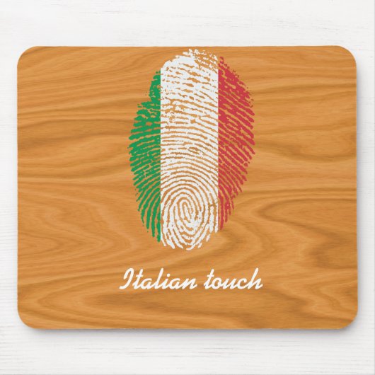 Italiaanse aanraakvingerafdruk muismat (Voorkant)