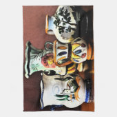 Italiaanse aardewerk theedoek (Verticaal)