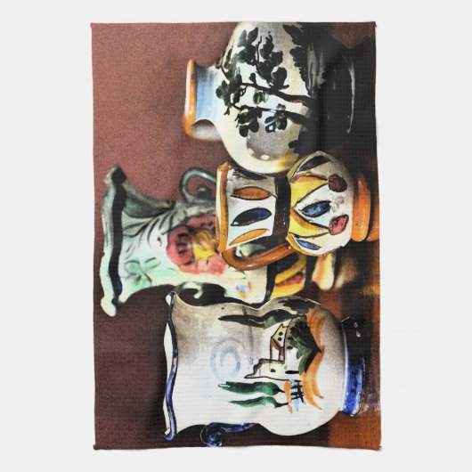 Italiaanse aardewerk theedoek (Verticaal)