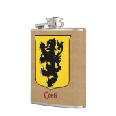 Italiaanse achternaam Conti Historisch Heraldisch  Heupfles (Links)